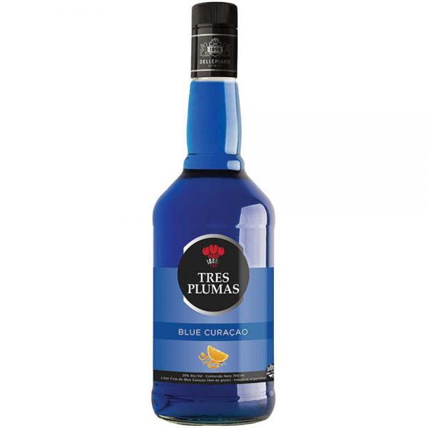 Blue Curacao Tres Plumas 700ml
