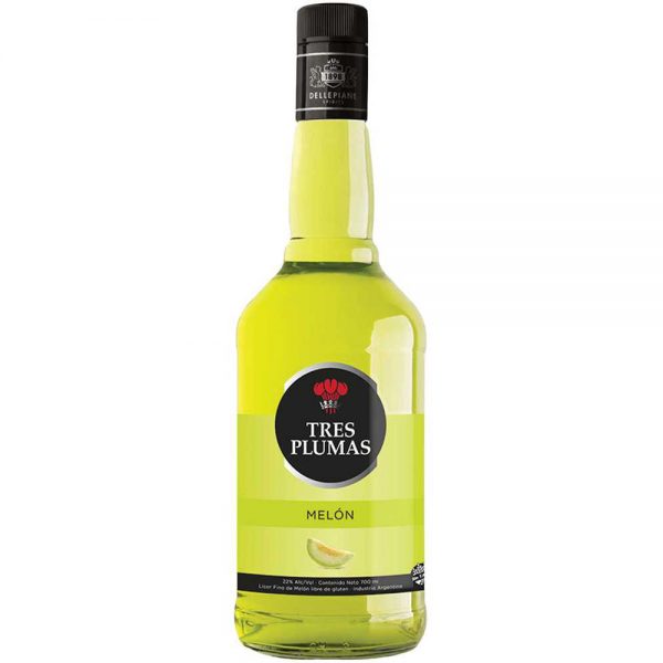 Licor de Melón Tres Plumas 700ml