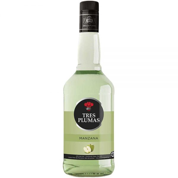 Licor de Manzana Tres Plumas 700ml