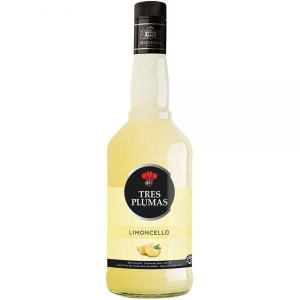 Licor Limoncello Tres Plumas 700ml